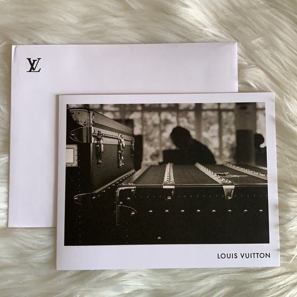 Louis Vuitton Blank Card Vintage Trunk Design - Picture 1 of 7